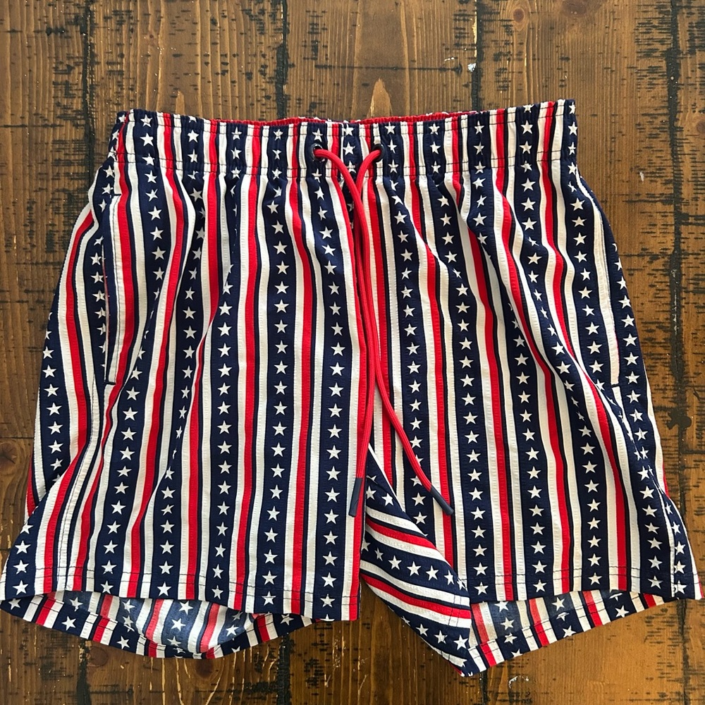 Men's Star-Striped Board Shorts
